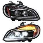 Black Headlights Compatible With 2004-2013 Freightliner M2 Led. Fixed Price $525.17.