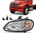 Chrome Headlight Headlamp Left Lh Driver Side For Freightliner M-2 M2 03-18. Fixed Price $74.60.