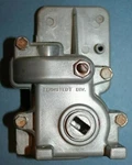 1963 1964 1965 1966 1967 Corvette Headlight Motor End Plate, New Plating 5045374. Fixed Price $199.99.