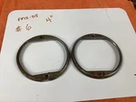 Early Vintage Sparton Teleoptic Turn Signal Light Bezels Old Car Fire Truck #6. Fixed Price $34.95.