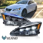 Headlights Projector Full Led For 2006-2013 Lexus IS250 IS350 Isf / Startup Drl. Fixed Price $336.14.