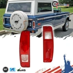 1967-72 Ford F100 F250 F350 & 67-77 Bronco Tail Light Lens Pair Red New Rare. Fixed Price $29.99.