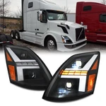 Led Headlights For Volvo Vnl Vnm 2004-2018 2004-2015 Vnx 2015-2018 Lamps. Fixed Price $569.00.