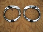 1956 Chevy Chromed Headlight Bezels-new Pair Danchuk 5947211. Fixed Price $164.95.