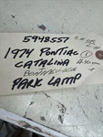 Gm 5948557 Rh Or Lh Park Lamp 1974 Pontiac Cataline & Bonneville Nos. Fixed Price $40.00.