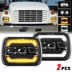 For Gmc Safari C6500 C7500 Topkick 7X6" Inch Led Headlights Hi/lo Drl Beam Pair. Fixed Price $65.09.