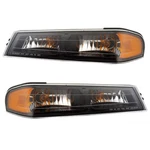 Corner Signal Lights Pair Set For 04-12 Chevy/gmc Colorado/canyon (black). Fixed Price $55.00.
