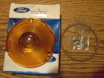 C1TB-13328-B 1961 1962 1963 Ford Nos Big Truck Front Turn Signal Lens. Fixed Price $23.00.