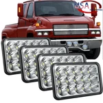 4PCS 4X6" Led Headlight For Chevrolet Gmc C4500 C5500 Kodiak Topkick 2003-2009. Fixed Price $42.85.