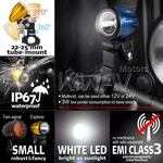 Mini Led Light Spot Beam Blue Housing 22- 25MM Diameter Fork Fits Chopper. Fixed Price $75.84.