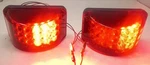Whelen 600 Rota-beam Super Led Surface Mount Lights Red Pair 6RBR Tested. Fixed Price $399.95.