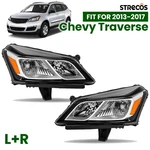 Halogen Headlight For 2013-2017 Chevy Chevrolet Traverse W/ Bulb Left+right Pair. Fixed Price $170.99.