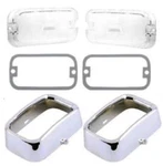 Parking Light Bezels Lenses Gaskets For 1972-1974 Plymouth Barracuda E-body. Fixed Price $197.88.