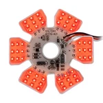 Gg Grand General 81776 Red Ultra-thin Hex Style Dual Function Interior Li.... Fixed Price $106.09.