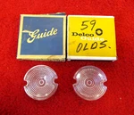 1959-1960 Olds Super 88 98 Nos Gm Reverse Back Lamp Lens Set # 5950026. Fixed Price $59.00.