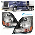 For Volvo Vnl Vnm 2004-2018 Truck Chrome Halogen Headlights Headlamps W/bulbs. Fixed Price $239.99.