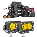 Sport Led Lights 3" Amber Cube Pods Driving Spot Flood Combo Utv Turn Signal Kit. Fixed Price $109.95.