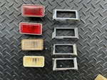Gm 1968 Camaro Side Marker Light Bezels Chrome Lamp And Lens Nova. Fixed Price $75.00.