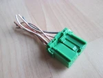 Volvo Vnl Green Connector W/ Wiring For Headlight Hazard Dimmer Switch #M266JK. Fixed Price $14.95.
