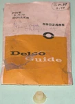 1961-1964 Chevrolet Impala Nova Corvair Nos Turn Signal Roller 5952485. Fixed Price $7.99.