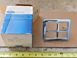 Nos Parking Light Bezel For 1975-78 Lincoln Full-size Cars 1976 1977 Door Rh. Fixed Price $28.00.