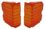 New Trim Parts Amber Parking Light Lens Pair / For 1972 Chevelle Malibu A4300. Fixed Price $93.99.