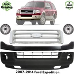 Front Bumper Cover Fascia & Fog Light Kit 2007-2014 Ford Expedition. Fixed Price $420.40.