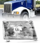 Headlight Headlamp Passenger Side Rh For Peterbilt 375 385 Trucks Clear. Fixed Price $71.36.