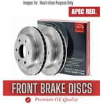 Brake Discs Pair Front For Volvo V90 299BHP 2.0 20- Hybrid Apec. Fixed Price $185.10.