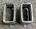 1973 Mustang Parking Chrome Housings Pair Grill Lights Oem Rh Lh. Fixed Price $75.00.