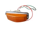 Vintage Lucas L838 England - Light, Amber Lens & Chrome Trim Bezel, Mg Healey. Fixed Price $31.00.