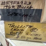 Gm 5952983 1962 Buick Special Pair Tailite Lens (both Sides) Nos. Fixed Price $50.00.