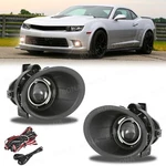 Pair For 2014 2015 Chevy Camaro Ls Lt Fog Lights Front Bumper Lamps With Bulbs. Fixed Price $36.86.