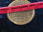 M Hall Cowl Light Lens Glass 7/8 4375 Chrysler ? Dodge Ford Buick. Fixed Price $33.00.