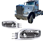 Peterbilt 389/388/567 Complete Headlamp Housing (both Sides) P54-6037-1. Fixed Price $802.50.