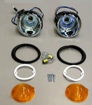 New! 1964 - 1965 Mustang Parking Lamp Lights Pair With Lenses And Gaskets. Fixed Price $69.95.