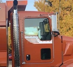 Kenworth T600 T660 T800 W900L Pair Set Daylite Door Under Window Trim Ss. Fixed Price $115.38.