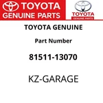Toyota Genuine Front Turn Signal Lamp Lens Pair F/s 81511-13070 81521-13070 New. Fixed Price $119.59.