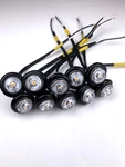 (10) 3/4" Amber Led Clearance Marker Trailer Side Light Optronics. Fixed Price $21.99.