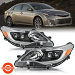 Pair For Toyota Avalon 2013 2014 2015 Headlights Halogen Chrome Housing Lamps. Fixed Price $179.99.