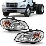 For Freightliner M-2 M2 2002-2018 Chrome Headlights Headlamps Lh & Rh Pair Set. Fixed Price $121.99.