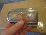 1947-1949 Studebaker Commander Factory Oem One Turn Signal Lens Chrome Bezel. Fixed Price $38.00.
