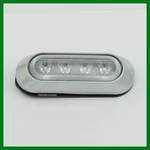 Maxxima Amber & White Clear Lens 4 Led Warning Strobe Light With Chrome Bezel. Fixed Price $65.50.
