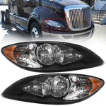 For 2008-2016 International Prostar Black Housing Headlights Left&right Pairs. Fixed Price $112.99.