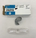 Nos Mopar 1965 Coronet Left Park Light Lens Clear 440 500 2DR 4DR Convertible. Fixed Price $124.99.