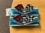 1963-1966 Corvette Fender Emblems Nos Gm 3872930 Pair. Fixed Price $100.00.