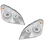 For 08-14 Freightliner Cascadia Headlight Headlamp Chrome Interior 2PC Set Pair. Fixed Price $290.95.