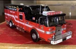 Code 3 Pierce Heavy Rescue Chicago Fire Hazardous Incident Team Kitbash. Fixed Price $220.00.