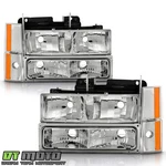1988-1993 Chevy Silverado Suburban Sierra Yukon Headlights Corner Bumper. Fixed Price $68.99.
