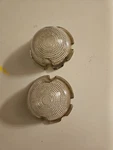 Used I.g.c Clear Lenses For 48-49 Cadillac Gm 5933423 (2). Fixed Price $40.00.